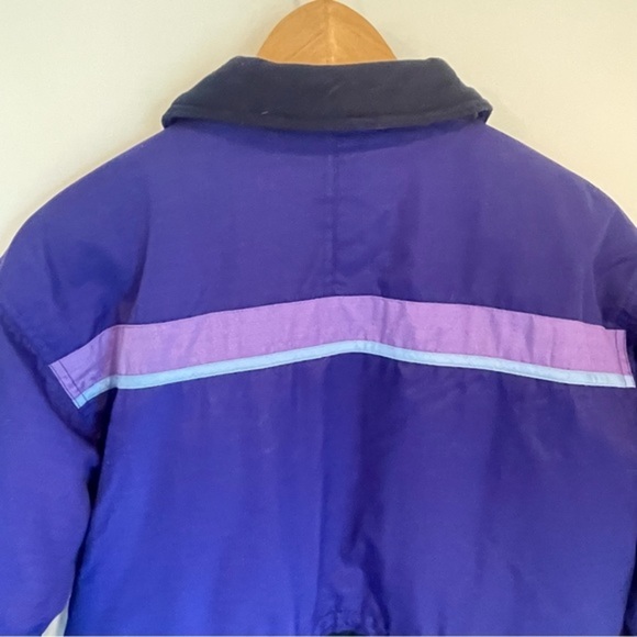 Columbia VTG 80s Ski Jacket Dopamine Dressing Purple & Blue, Women's Size XL - Picture 6 of 16